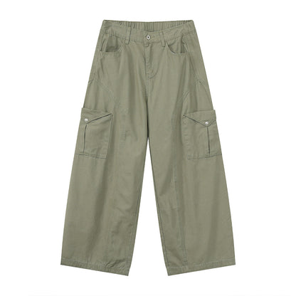 Utility Pocket Short Sleeve Jacket & Cargo Wide Leg Pants Setup WN24991