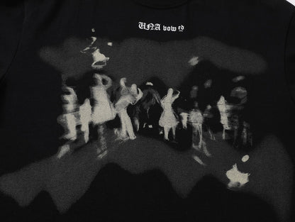 Graffiti Print Long Sleeve T-Shirt WN12695