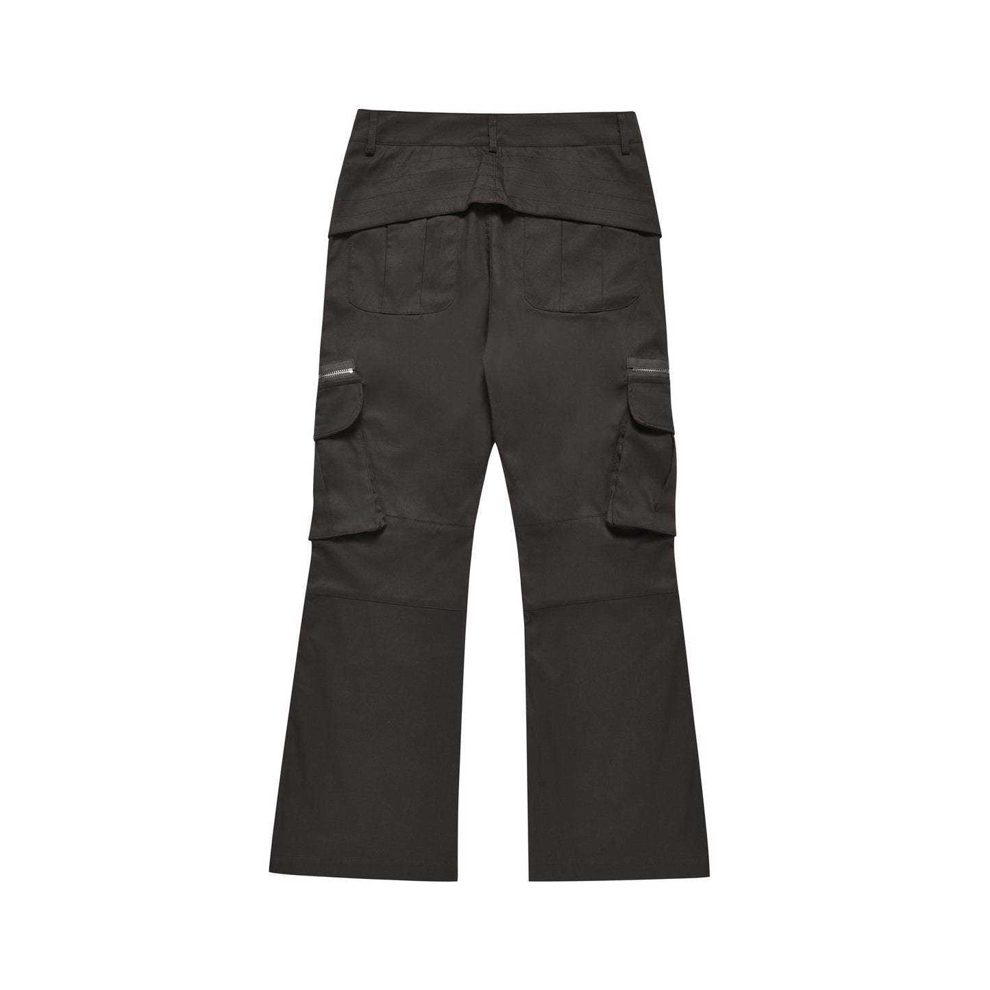 Zip Pocket Wide Leg Cargo Pants WN26021