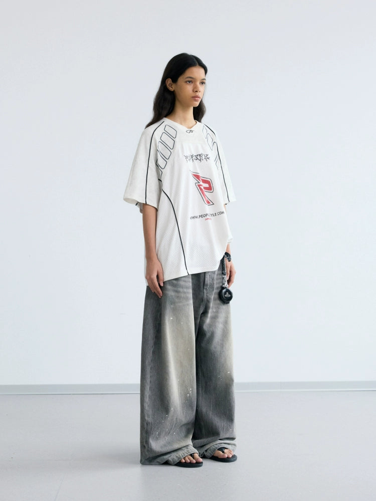 Original Racing Quick-Dry Breathable Oversize Jersey Short Sleeve T-Shirt WN18265