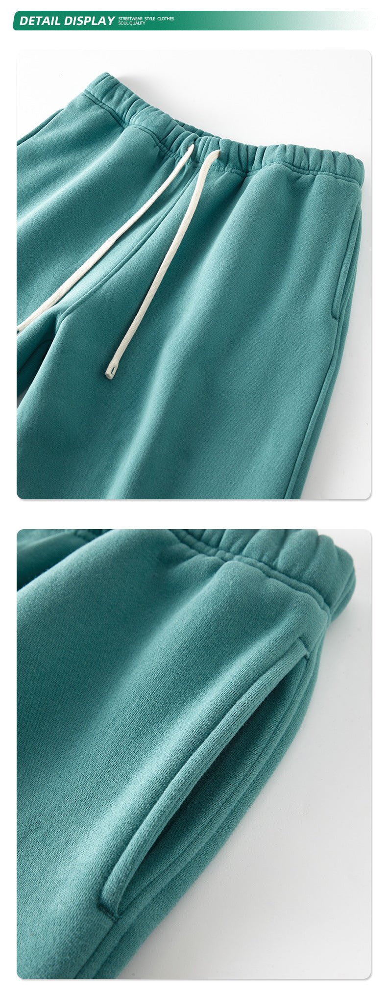 Oversize Heavyweight Zipper Hoodie & Heavyweight Sweatpants Setup WN6640