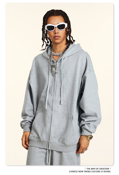 Oversize Zipper Hoodie WN9927