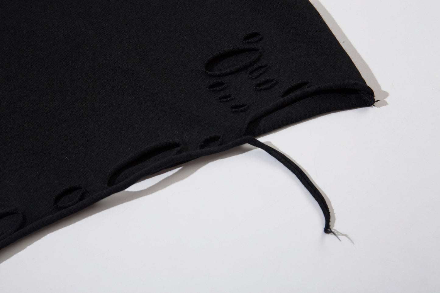 Washed Damage Gradient Short Sleeve T-Shirt WN11219