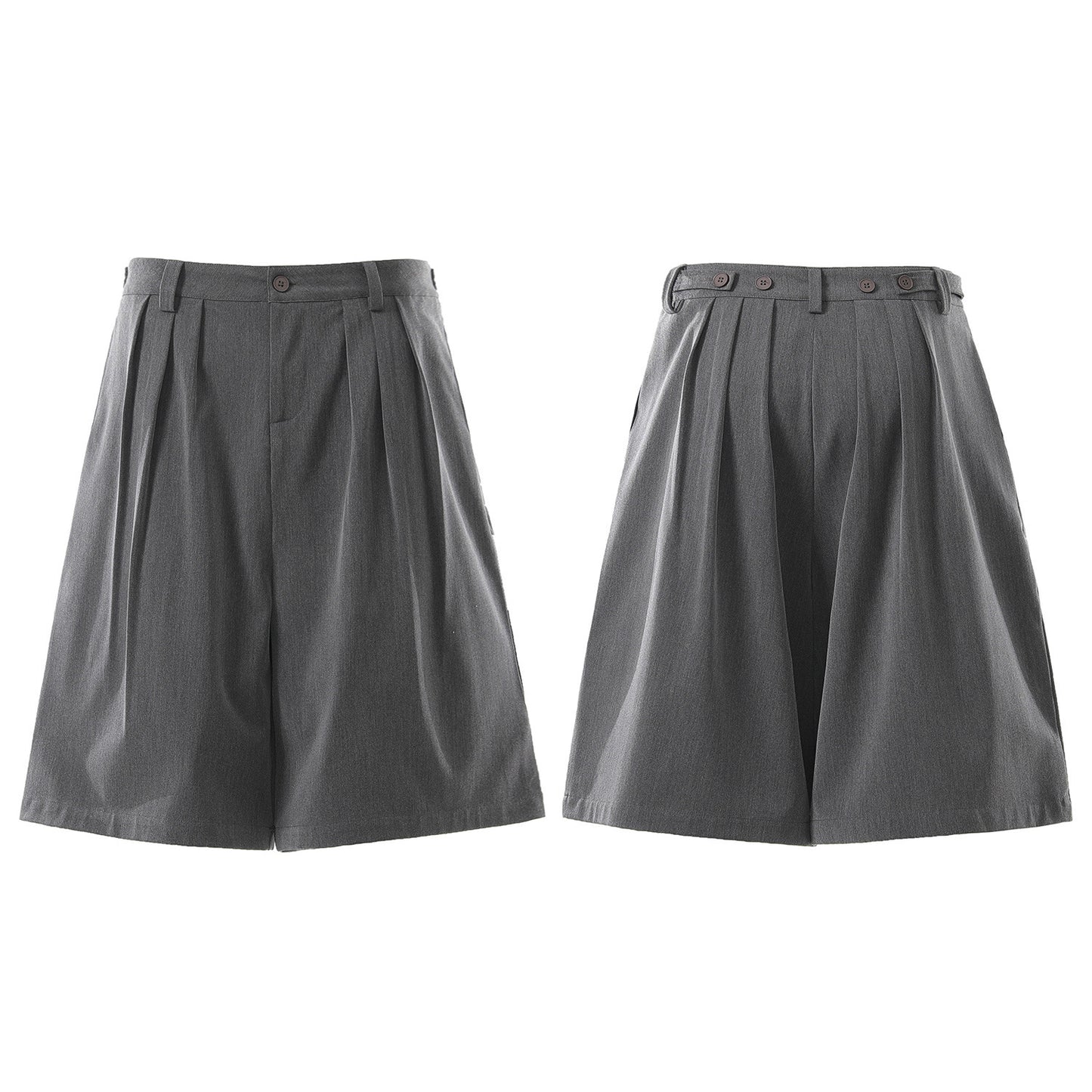 Drape Cropped Half Trousers WN25750