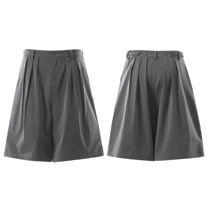 Drape Cropped Half Trousers WN25750