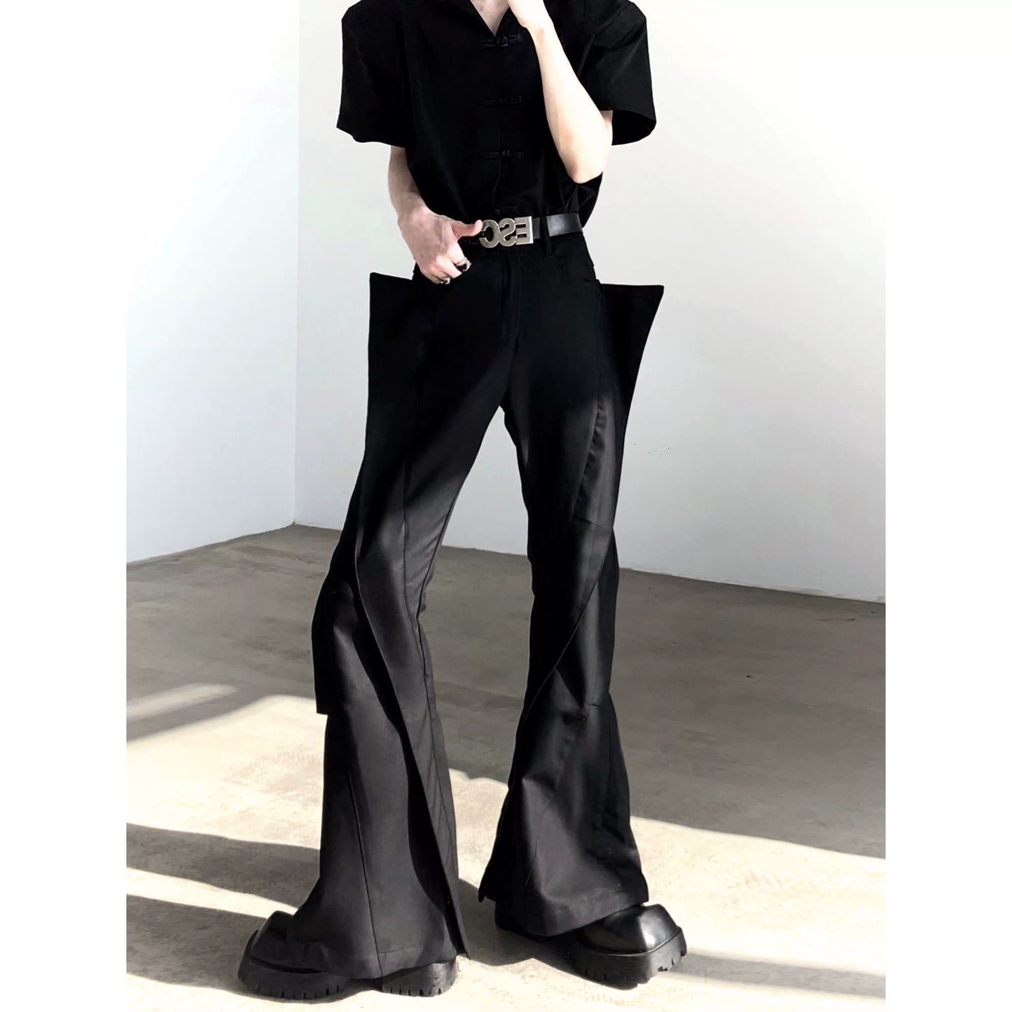 Deconstruction Design Flare Trousers WN9147