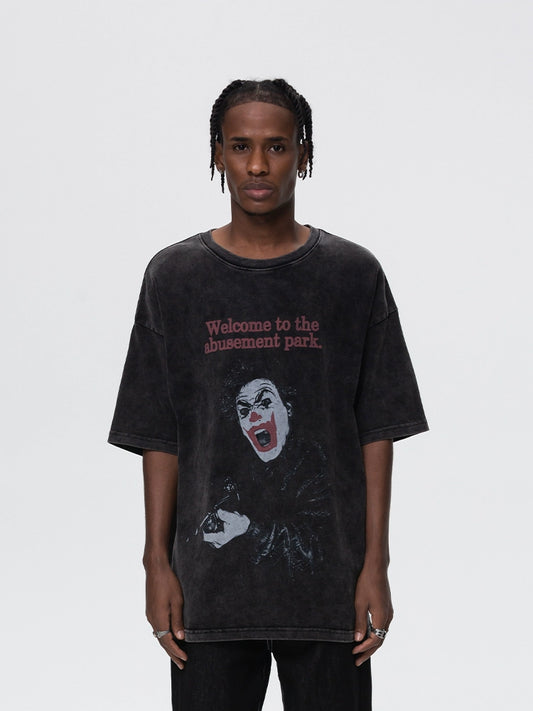 Washed Faded Oversize Short Sleeve T-Shirt WN17723