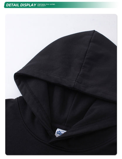 Cut-off Design Thumb Hole Oversize Hoodie WN9982