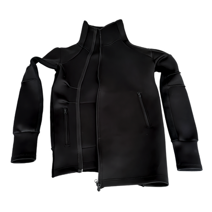 Asymmetric Deconstructed Design Jacket WN21976