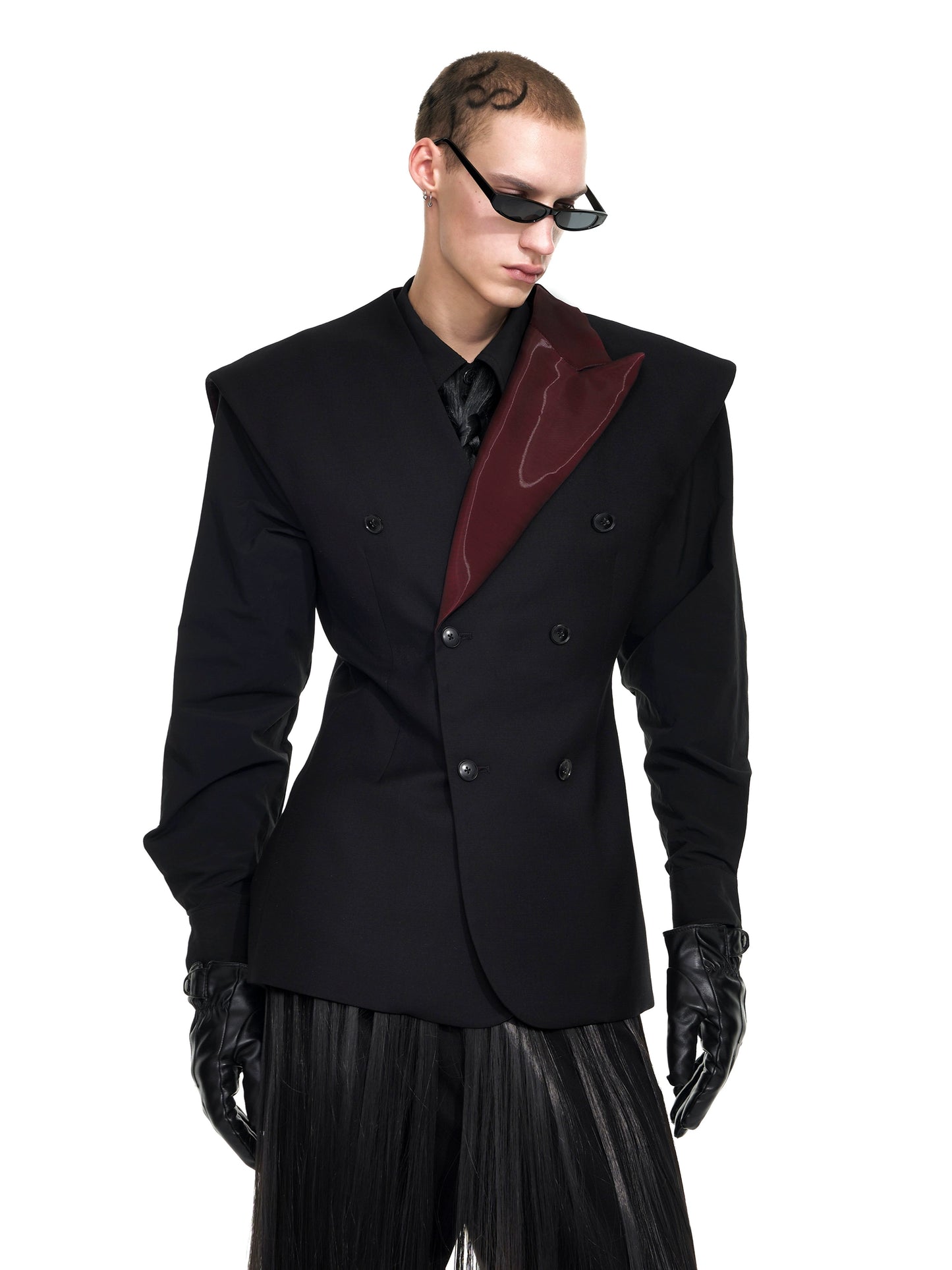 Double-Breasted Sleeveless Tailored Jacket WN20928