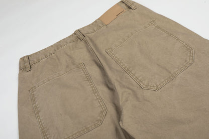 Damage Patchwork Wide Leg Cargo Pants WN26162