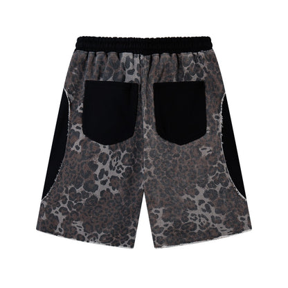 Leopard Embroidery Polo Shirt & Short Pants Setup WN27909