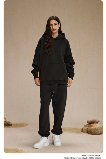 Oversize Plain Hoodie WN9968