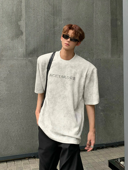 Graphic Letter Print Short Sleeve T-Shirt WN20044