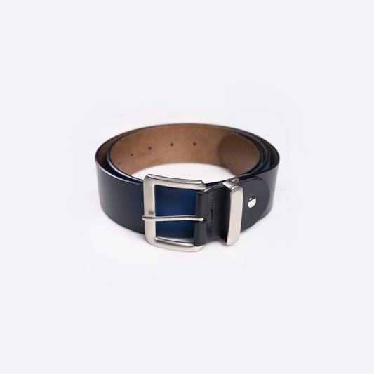 Gradient Spray-Painted Genuine Leather Belt WN13232