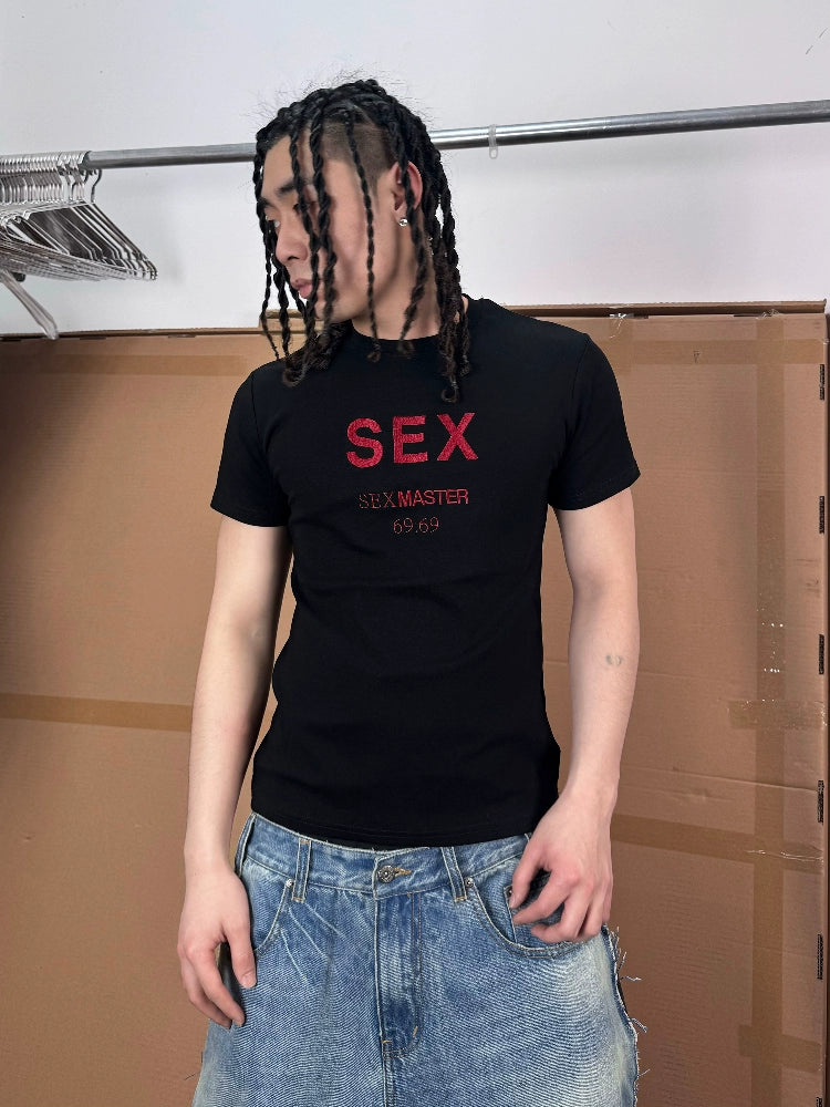 Graphic Letter Print Comfort Short Sleeve T-Shirt WN18093