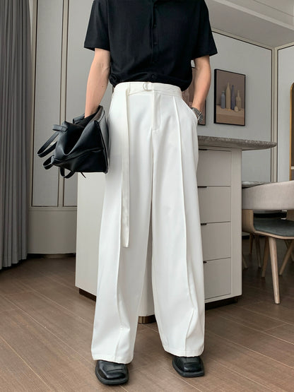 Wide Leg  Straight Trousers WN20457