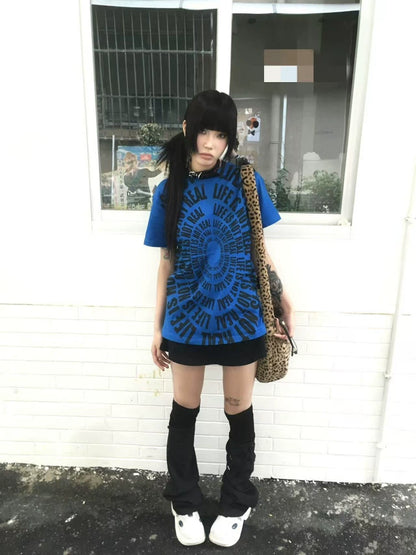 Print Slim Short Sleeve T-Shirt WN19071