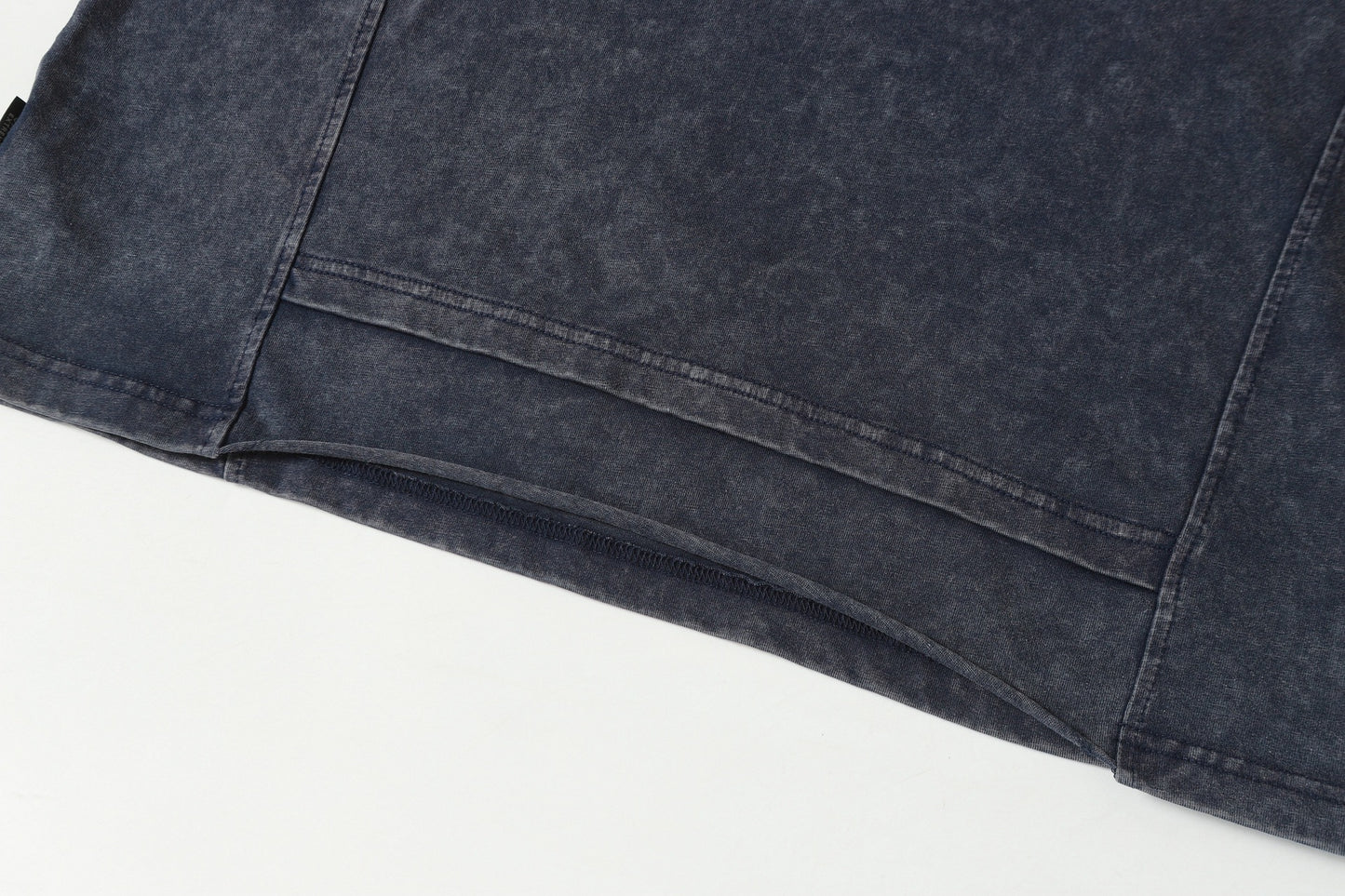 Washed Damage Pure Cotton Short Sleeve T-Shirt WN23055