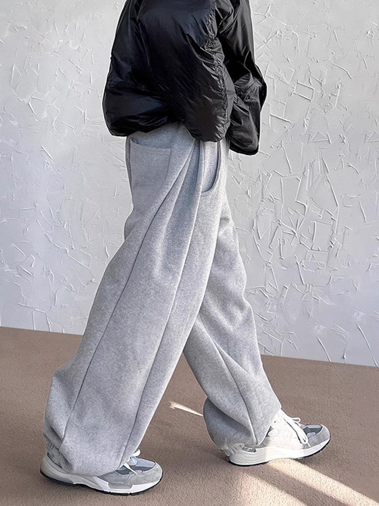 Side Tuck-in Wide-Leg Sweatpants WN6685