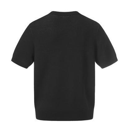 Cross Skull Graphic Short Sleeve Knit T-shirt WN25529