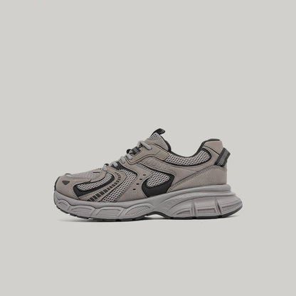 Breathable Mesh Platform Lace-Up Sneakers WN23515