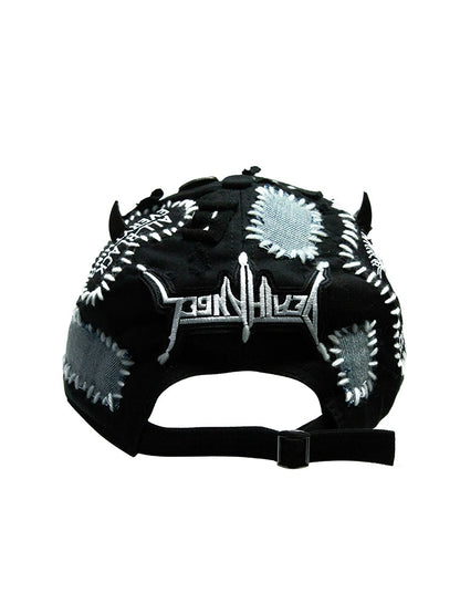 Patch Rivet Half-Brim Duckbill Hat WN21110