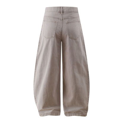 Minimalist Wide Leg Denim Jeans WN23586