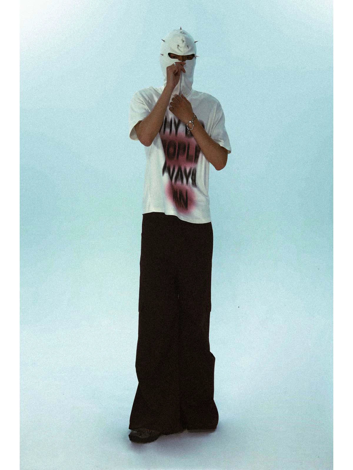 Hooded Drop Shoulder Short Sleeve T-Shirt WN18857