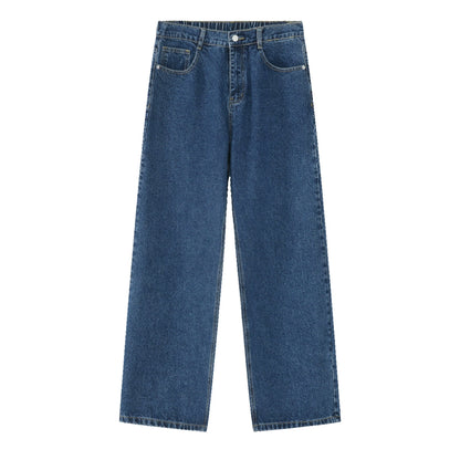 Washed Straight-Leg Denim Jeans WN9579