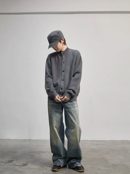 Button Oversize Knit Cardigan WN21183