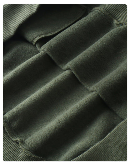 Fleece Lining Oversize Hoodie & Wide Leg Sweatpants Setup WN23113