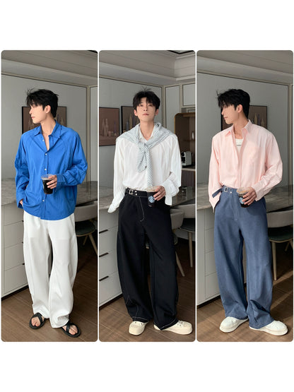 Draping Wide Leg Trousers WN20487