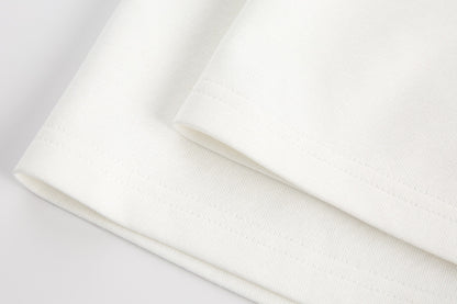 Metal Charm Design Oversize Short Sleeve T-Shirt WN14075