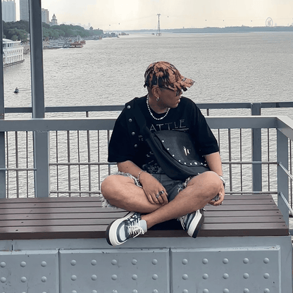 Tiger Print Tie-Dye Irregular Graffiti Design Cap WN21104