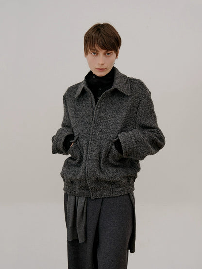 Pocket Lapel Zipper Jacket WN21505