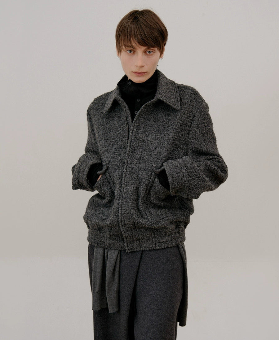 Pocket Lapel Zipper Jacket WN21505