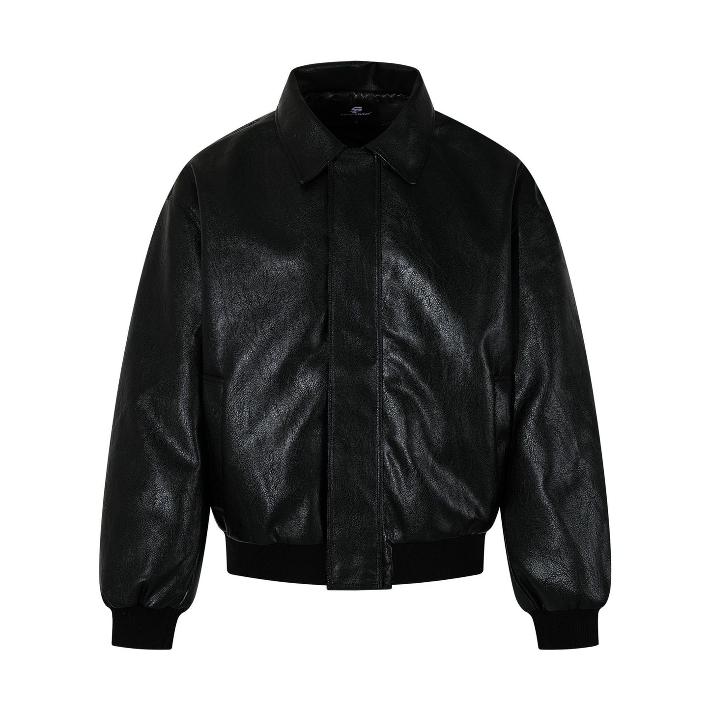Textured PU Leather Jacket WN21902