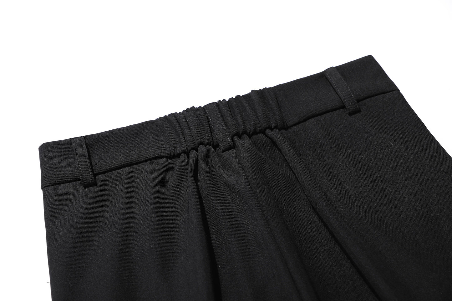 Drape Pleats Wide Leg Trousers WN25664