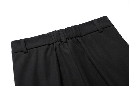 Drape Pleats Wide Leg Trousers WN25664