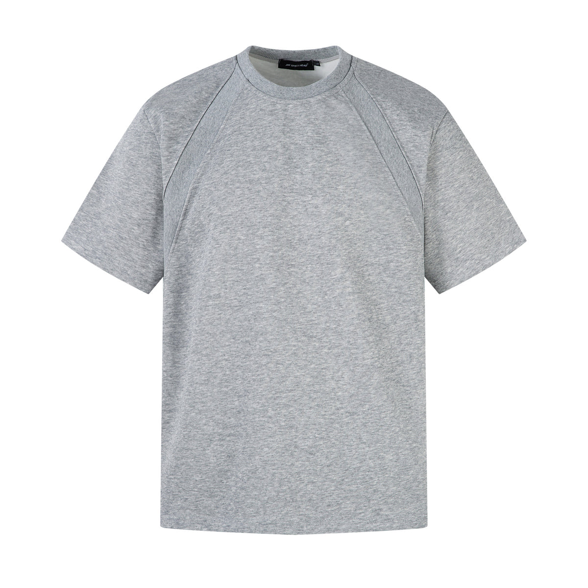Heavyweight Air Layer Patchwork Oversize Short Sleeve T-Shirt WN26905
