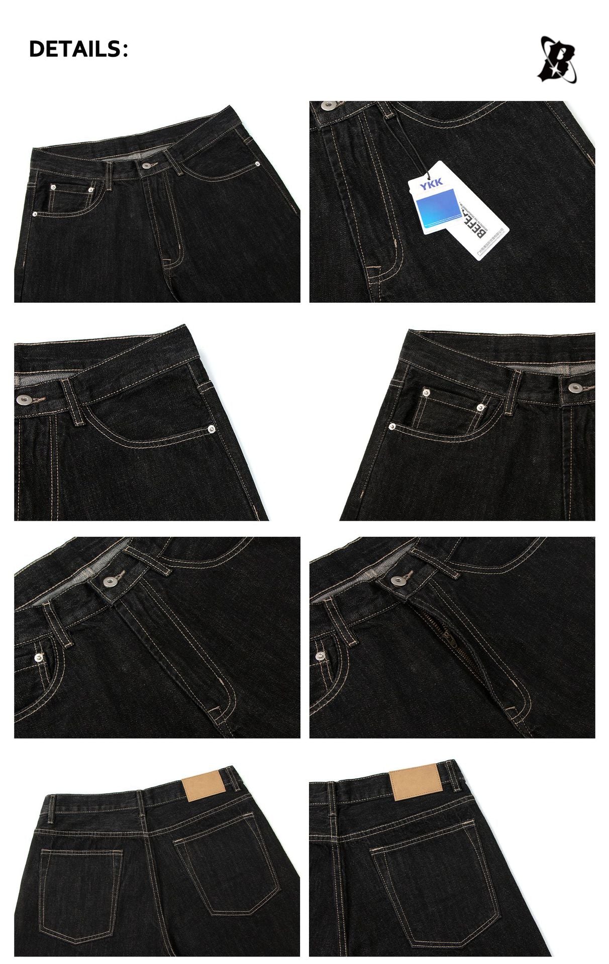 Wide Leg Denim Jeans WN26201