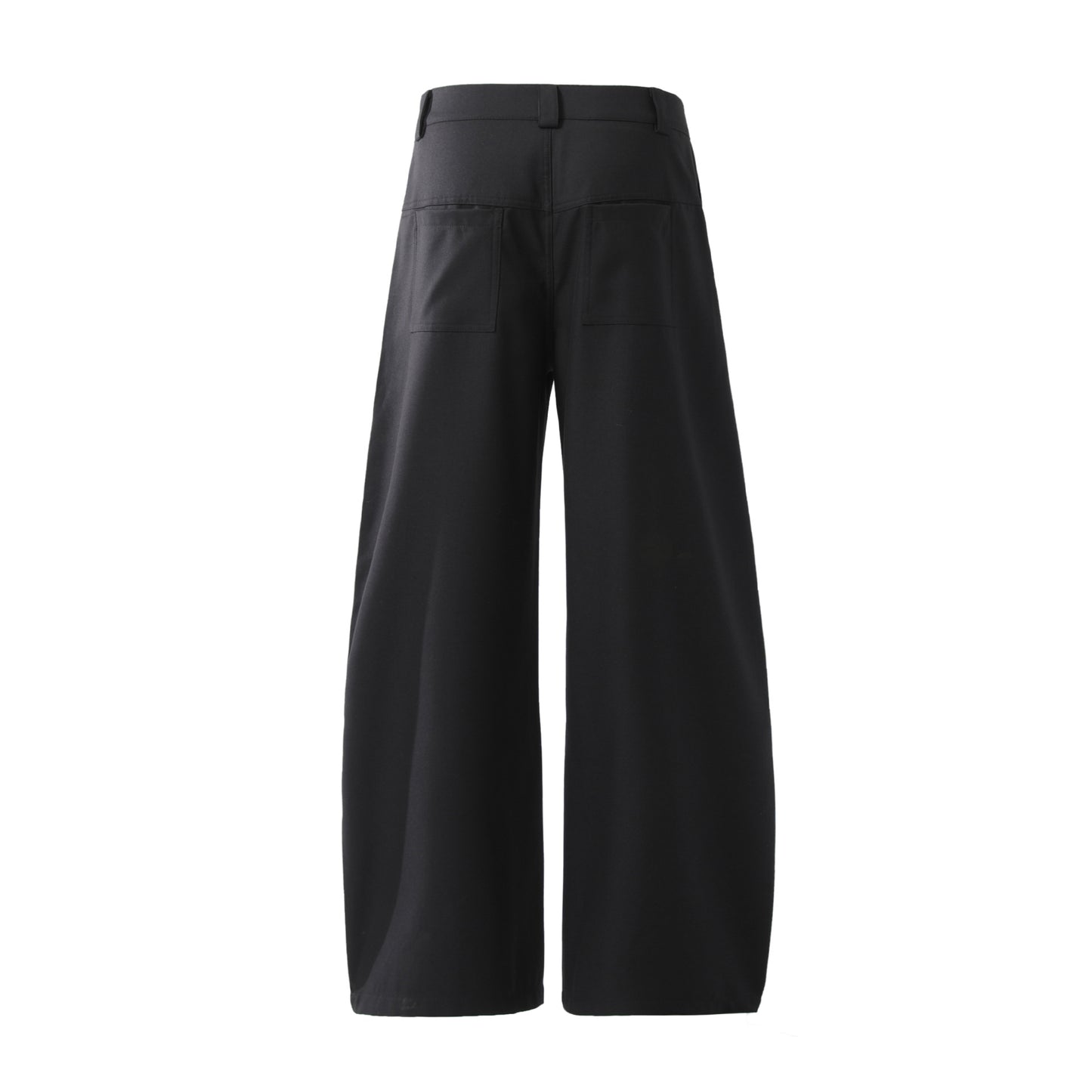 Pleats Wide Leg Curved Trousers WN26045
