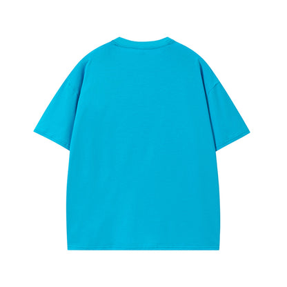 3D Heart Letter Embroidery Short Sleeve T-Shirt WN26923
