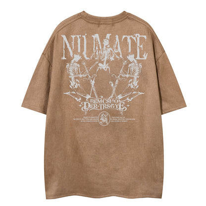 Washed Logo Print Short Sleeve T-Shirt WN25549