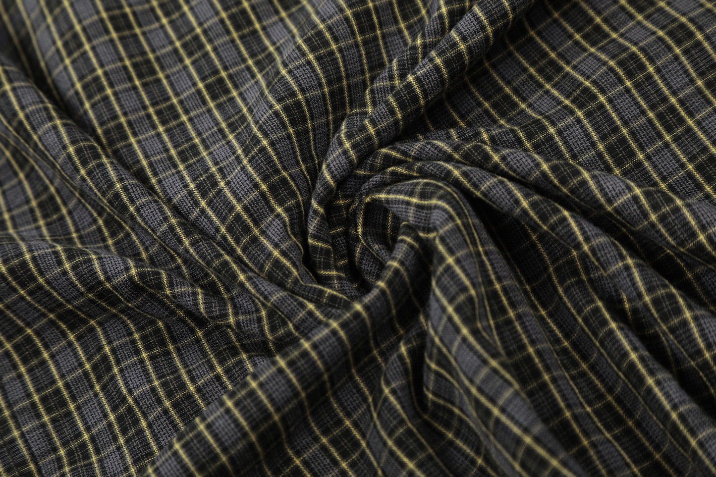 Plaid Cut Gradient Washed Short Sleeve Shirt WN25678