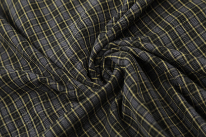 Plaid Cut Gradient Washed Short Sleeve Shirt WN25678