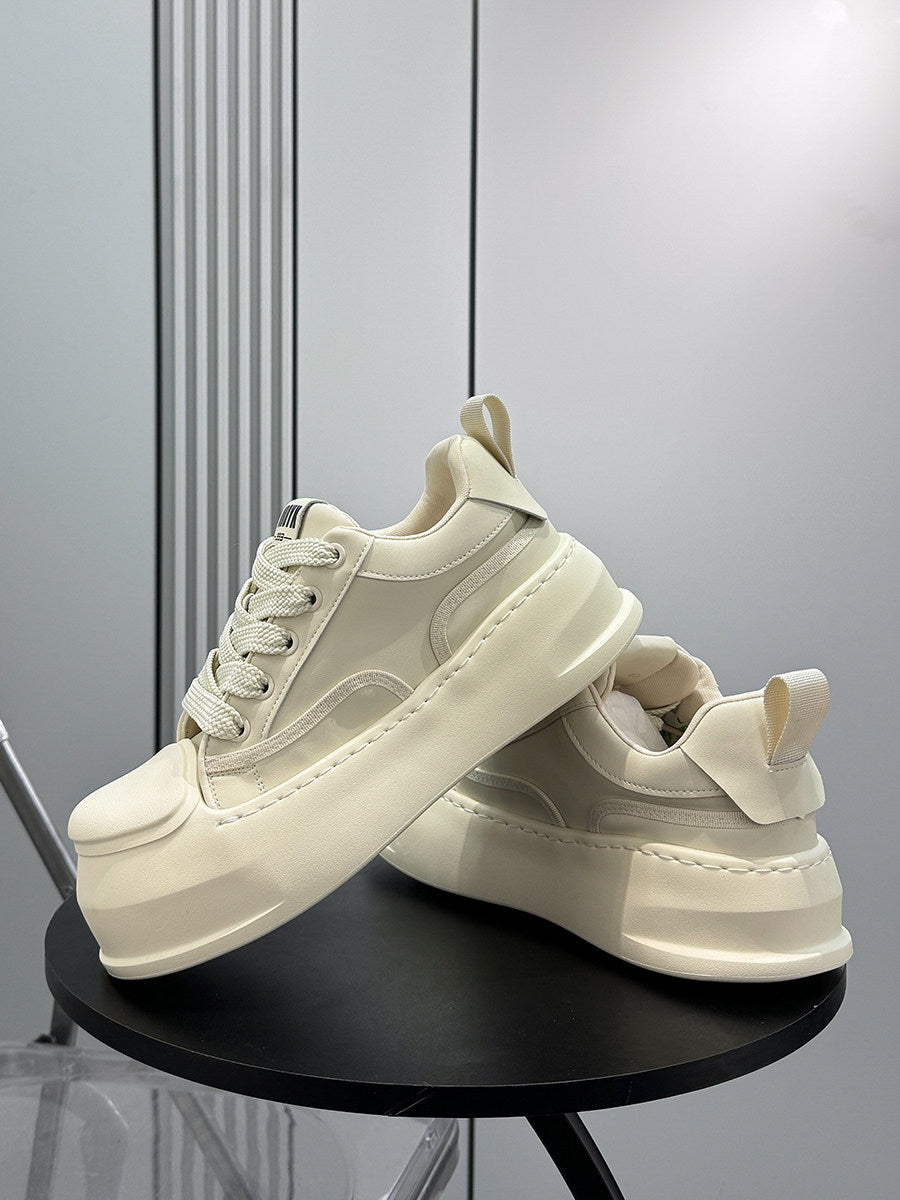 Rope Lace Platform Chunky Sole Sneakers WN24596