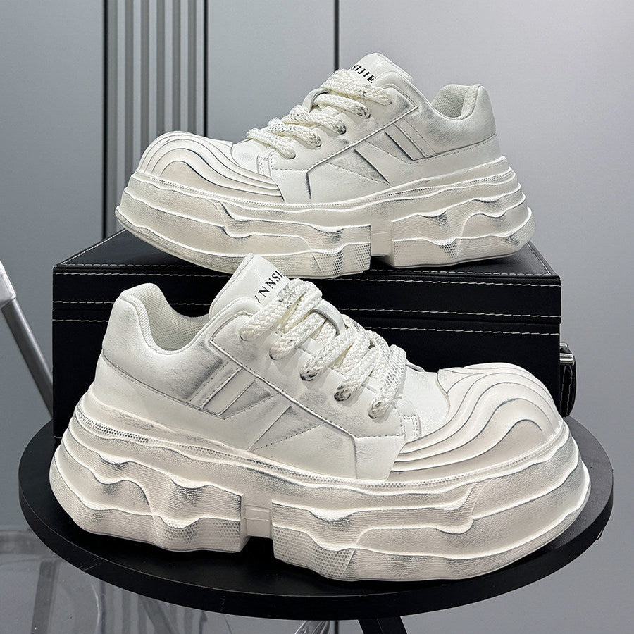 Panel Platform Chunky Sole Sneakers WN24621