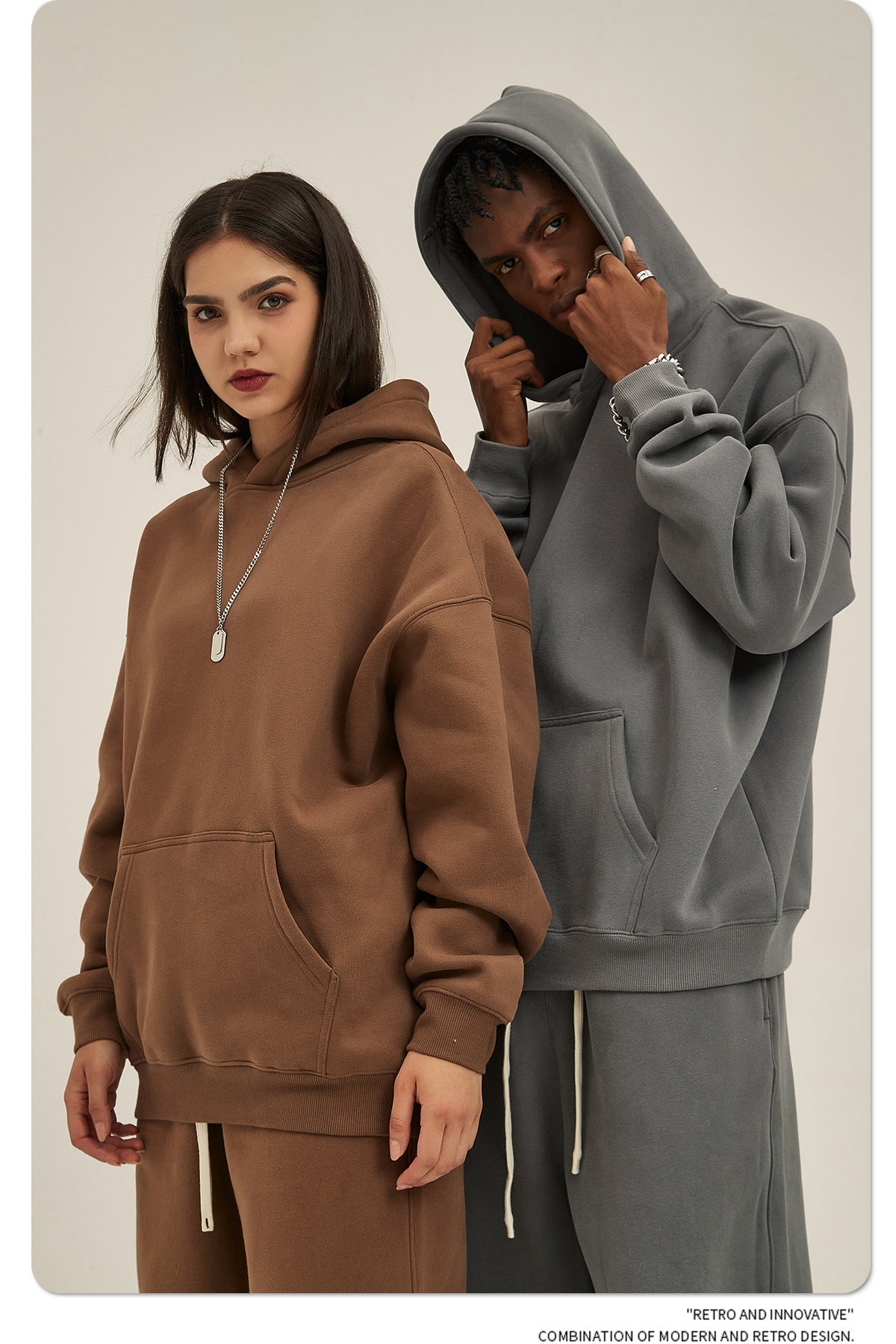 Oversize Heavyweight Hoodie & Heavyweight Sweatpants Setup WN6638
